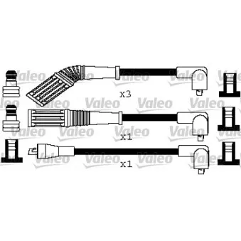 Kit de câbles d'allumage VALEO 346529