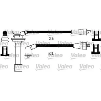 Kit de câbles d'allumage VALEO 346533