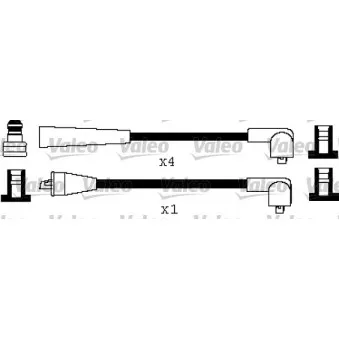Kit de câbles d'allumage VALEO 346538