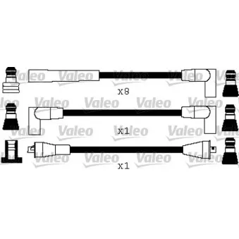 Kit de câbles d'allumage VALEO 346545