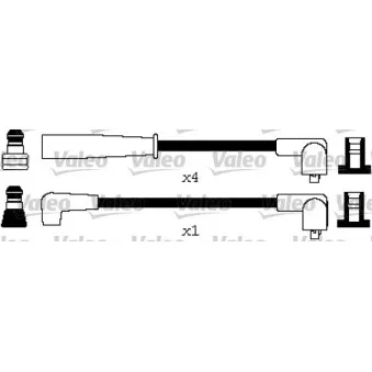 Kit de câbles d'allumage VALEO 346547
