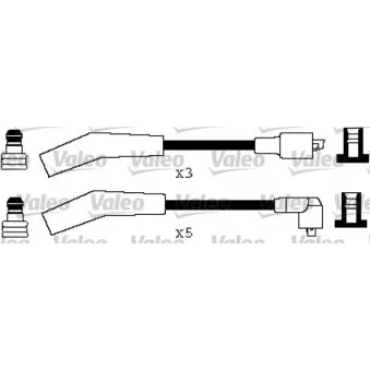 Kit de câbles d'allumage VALEO 346549