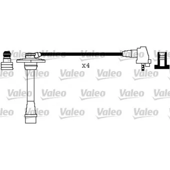 Kit de câbles d'allumage VALEO 346558