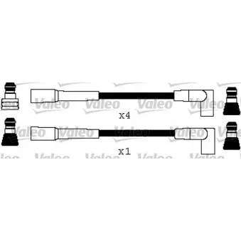 Kit de câbles d'allumage VALEO 346563