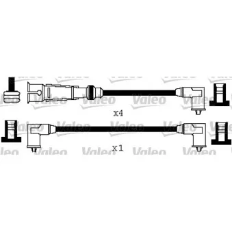 Kit de câbles d'allumage VALEO 346566