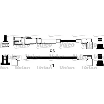 Kit de câbles d'allumage VALEO 346567