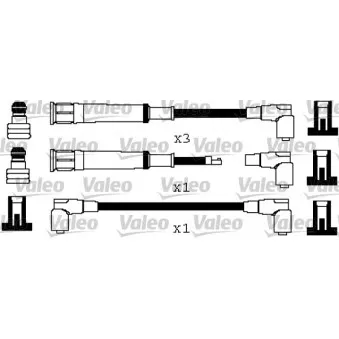 Kit de câbles d'allumage VALEO 346577