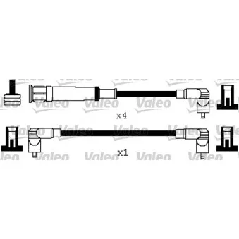 Kit de câbles d'allumage VALEO 346578