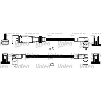 Kit de câbles d'allumage VALEO 346579