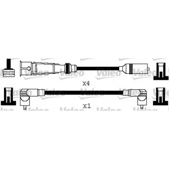 Kit de câbles d'allumage VALEO 346580