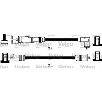 Kit de câbles d'allumage VALEO 346581