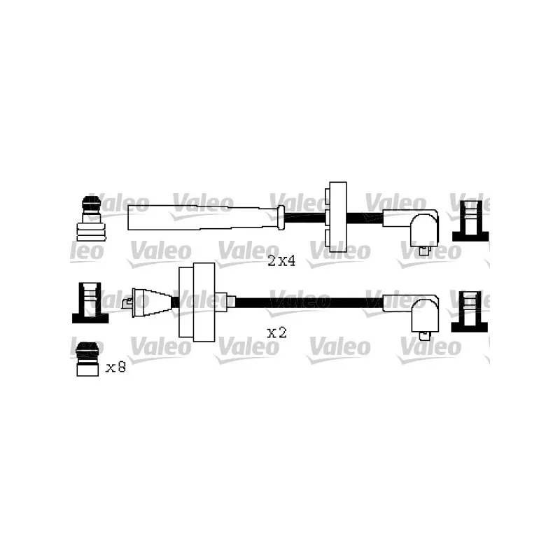 Kit de câbles d'allumage VALEO 346582
