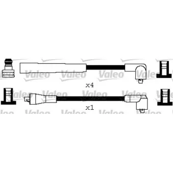 Kit de câbles d'allumage VALEO 346584