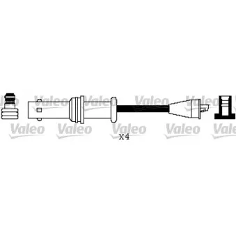 Kit de câbles d'allumage VALEO 346586