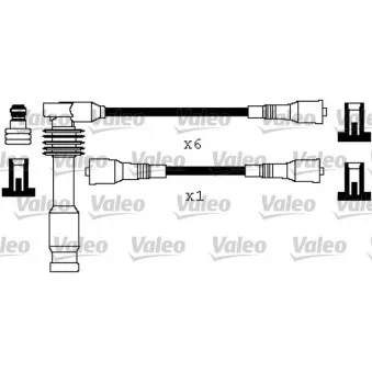 Kit de câbles d'allumage VALEO 346589