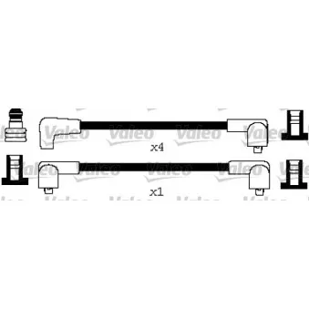 Kit de câbles d'allumage VALEO 346592