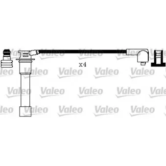 Kit de câbles d'allumage VALEO 346595
