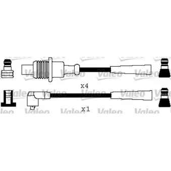 Kit de câbles d'allumage VALEO 346597