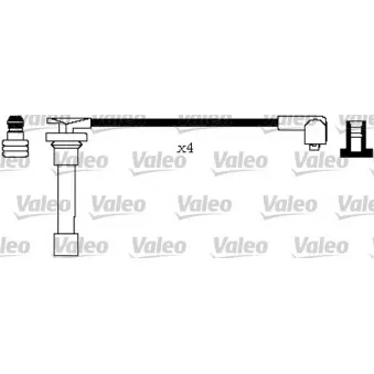 Kit de câbles d'allumage VALEO 346598