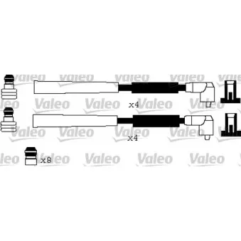 Kit de câbles d'allumage VALEO 346602