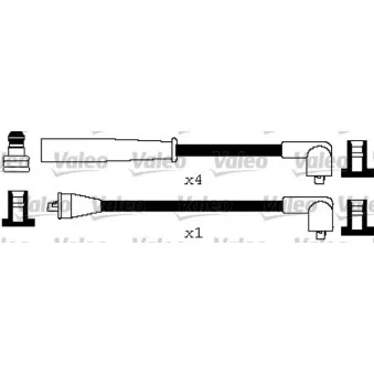 Kit de câbles d'allumage VALEO 346603