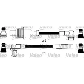 Kit de câbles d'allumage VALEO 346604