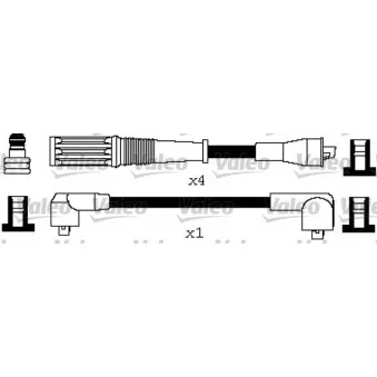 Kit de câbles d'allumage VALEO 346610
