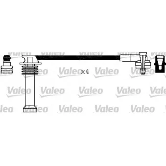 Kit de câbles d'allumage VALEO 346615