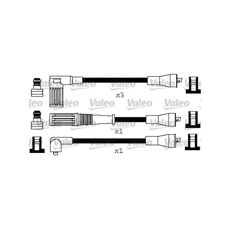 Kit de câbles d'allumage VALEO 346617