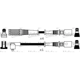 Kit de câbles d'allumage VALEO 346618