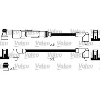 Kit de câbles d'allumage VALEO 346622