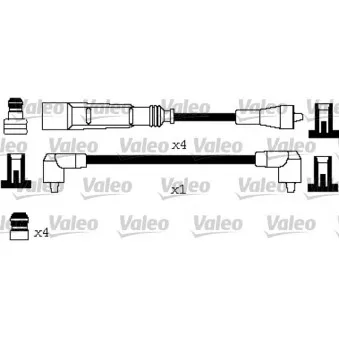 Kit de câbles d'allumage VALEO 346623