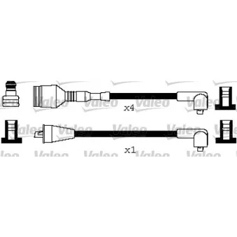Kit de câbles d'allumage VALEO 346625