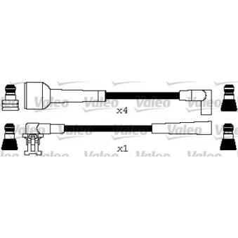 Kit de câbles d'allumage VALEO 346636