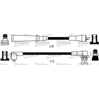 Kit de câbles d'allumage VALEO 346637
