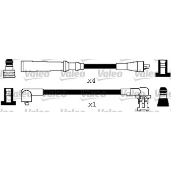 Kit de câbles d'allumage VALEO 346640