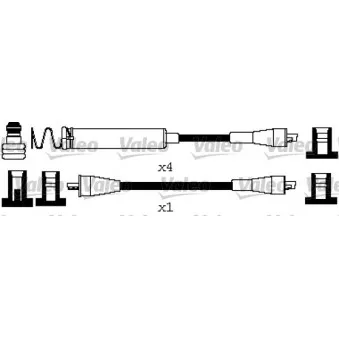 Kit de câbles d'allumage VALEO 346666