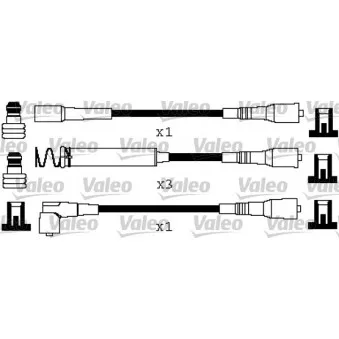Kit de câbles d'allumage VALEO 346667