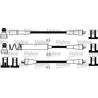 Kit de câbles d'allumage VALEO 346668