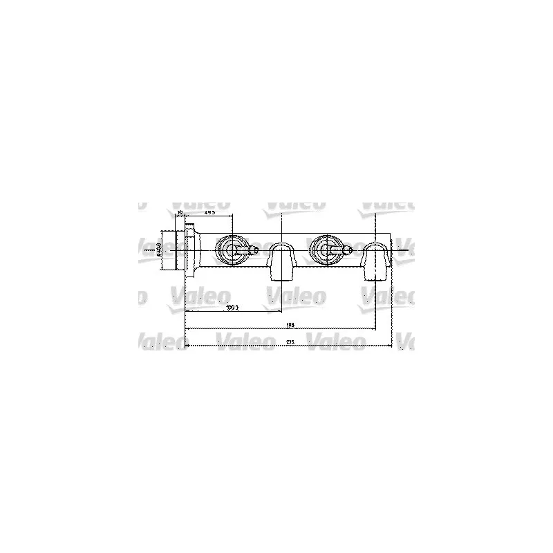 Maître-cylindre de frein VALEO 350450
