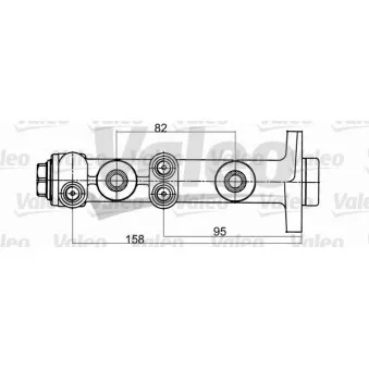 Maître-cylindre de frein VALEO 402098