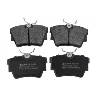 Jeu de 4 plaquettes de frein arrière TEKNÖR HKT-RE-011