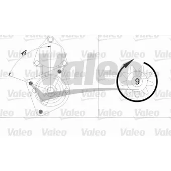 Démarreur VALEO 433278