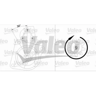 Démarreur VALEO 433282