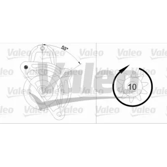 Démarreur VALEO 433323