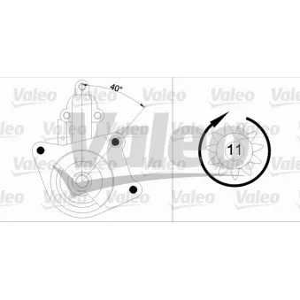 Démarreur VALEO 433343