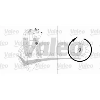 Démarreur VALEO 433344