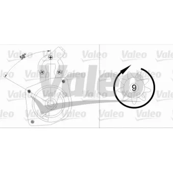 Démarreur VALEO 433348