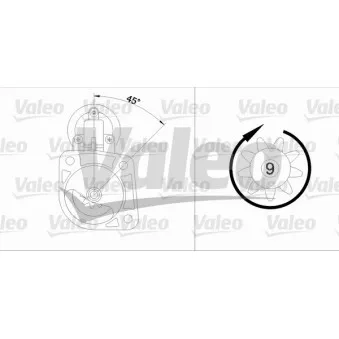 Démarreur VALEO 433349