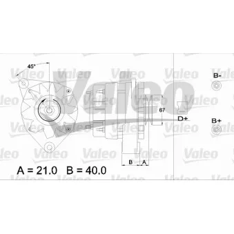 Alternateur VALEO 433354